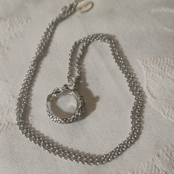 John Hardy Legends Naga Dragon Necklace, SS - Picture 2 of 10